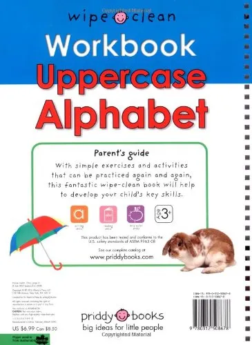 Wipe Clean Workbook Uppercase Alphabet: Includes Wipe-Clean Pen - Spiral-bound