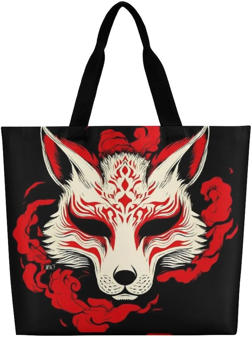 Women's Grocery Tote Bag, Multipurpose Large Shopping Shoulder Bag Reusable Storage Bags