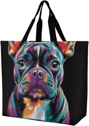Women's Grocery Tote Bag, Multipurpose Large Shopping Shoulder Bag Reusable Storage Bags