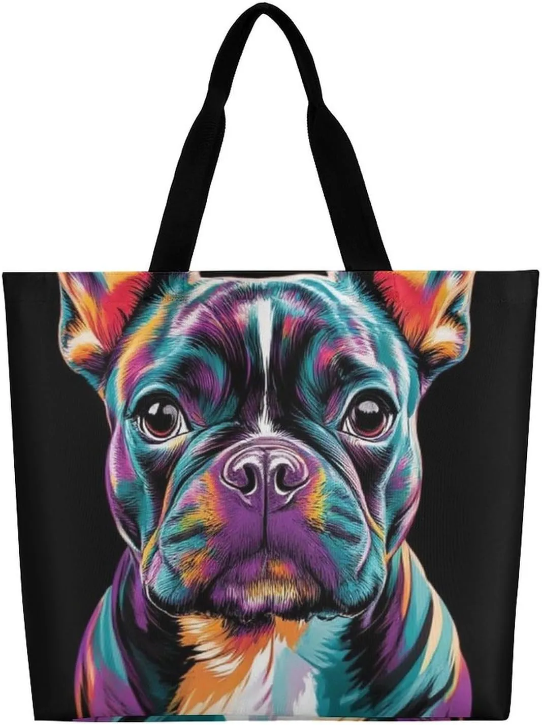Women's Grocery Tote Bag, Multipurpose Large Shopping Shoulder Bag Reusable Storage Bags