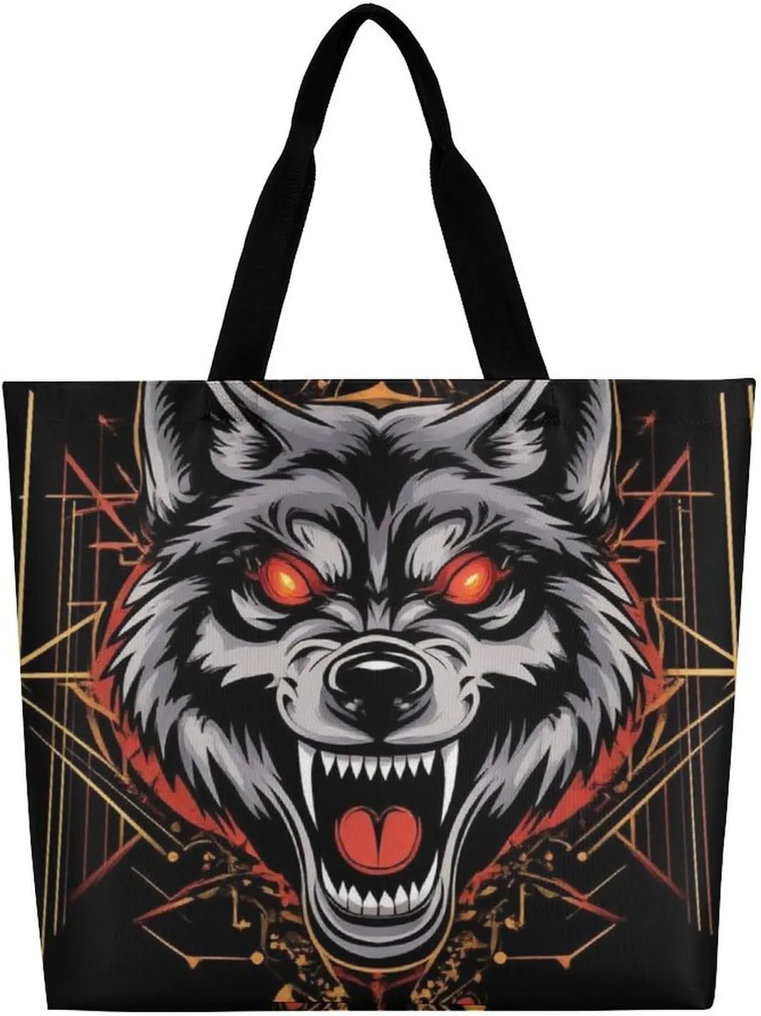 Women's Grocery Tote Bag, Multipurpose Large Shopping Shoulder Bag Reusable Storage Bags