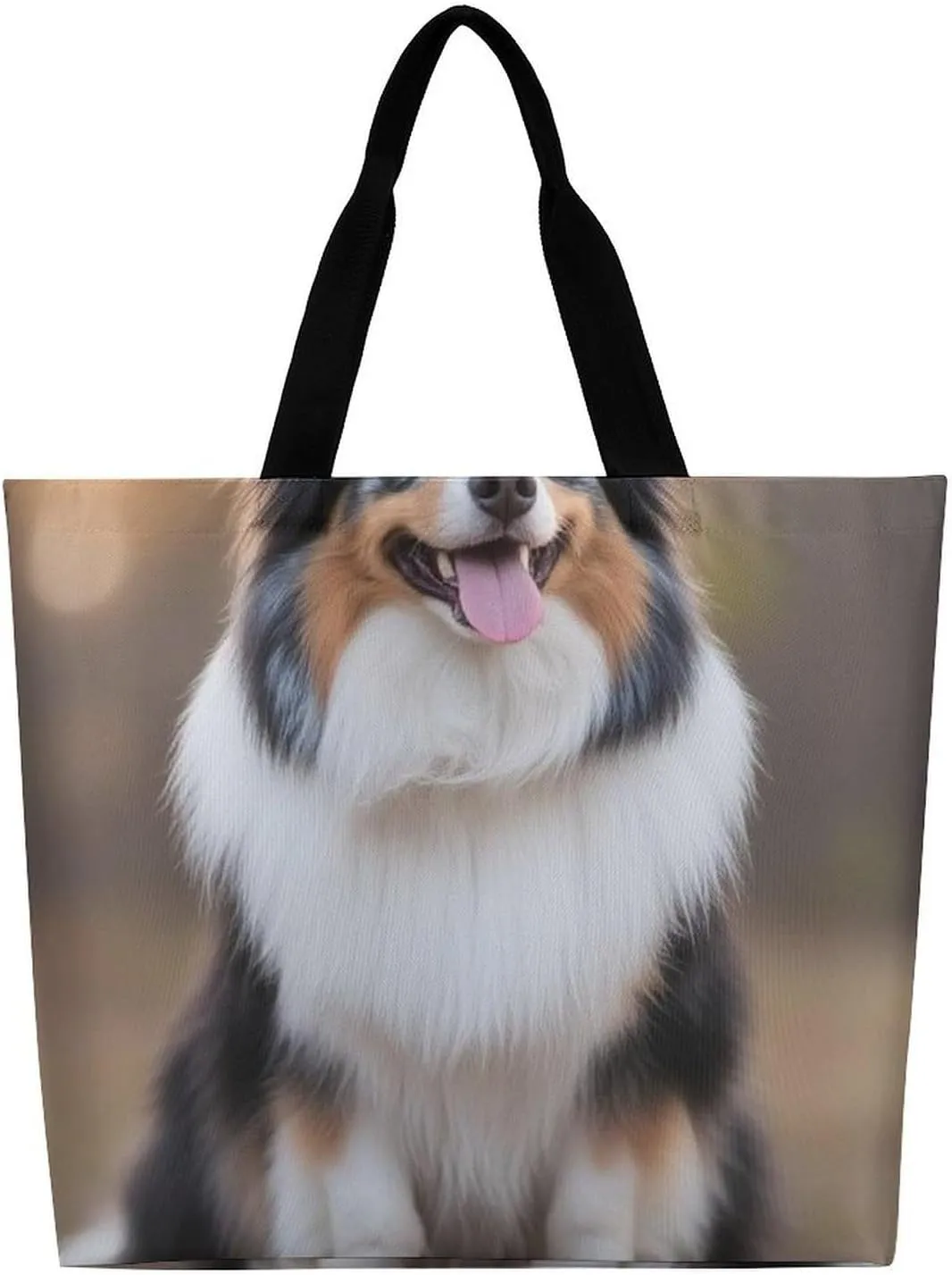 Women's Reusable Grocery Shopping Bag, Portable Shoulder Bag Casual Large Tote Bags
