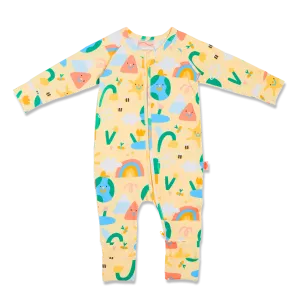 Wonder World Long Sleeve Zip Suit