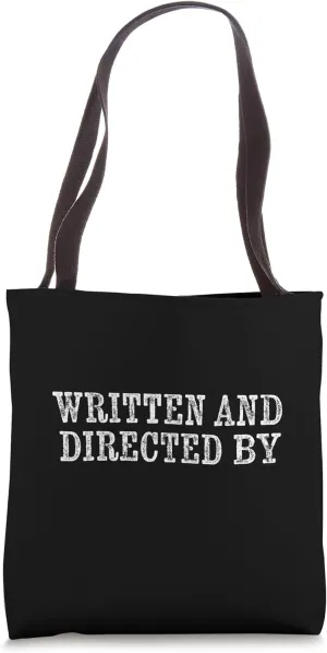 Written and Directed By Cool Movie Screenwriter Filmmaker Tote Bag