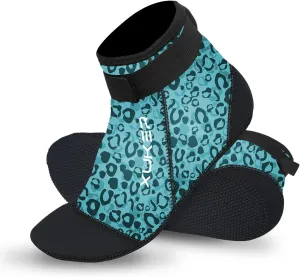XUKER Water Socks Neoprene Socks, 3mm Glue Blind Stitch Sand Beach Volleyball Wetsuit Socks Water Booties for Diving