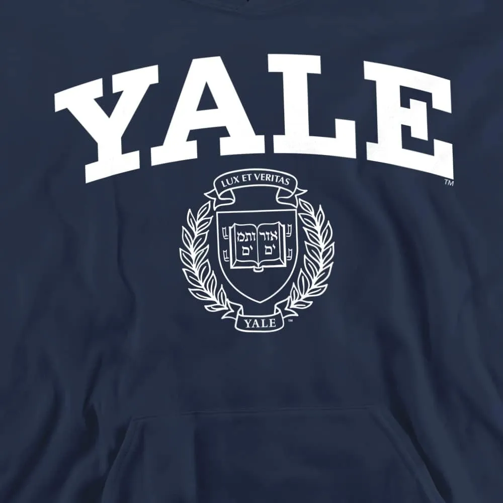 Yale University Official Yale Seal Youth Kids Boy/Girls Pull-Over Hoodie Sweatshirt