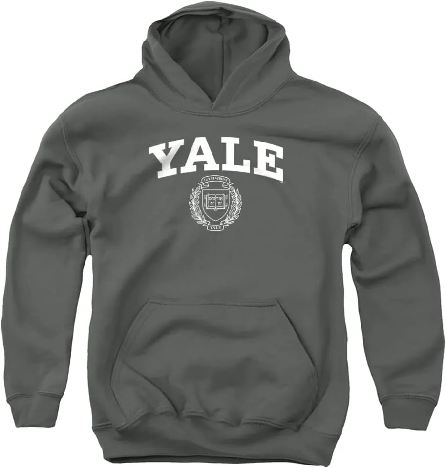 Yale University Official Yale Seal Youth Kids Boy/Girls Pull-Over Hoodie Sweatshirt