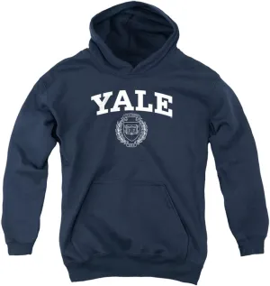 Yale University Official Yale Seal Youth Kids Boy/Girls Pull-Over Hoodie Sweatshirt