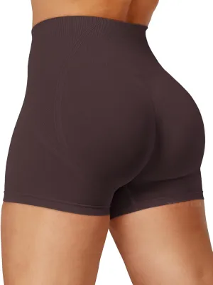 YEOREO Dora Seamless Scrunch Workout Shorts for Women High Waisted Butt Lifting Gym Yoga Biker Shorts