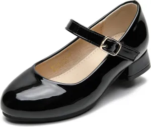 Youdesney Girls Dress Shoes, Mary Jane Flower Girls Shoes, Cute Princess Low Heels for School, Wedding, Party (Toddler/Little Kids/Big Kids)