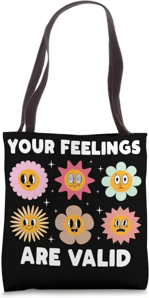 Your Feeling Are Valid School Counselor School Counseling Tote Bag
