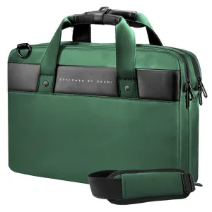 ZenPack Classic Laptop Messenger Bag X Briefcase for Laptops up to 15.6 inches with Advanced Organizer (Kobe Green)